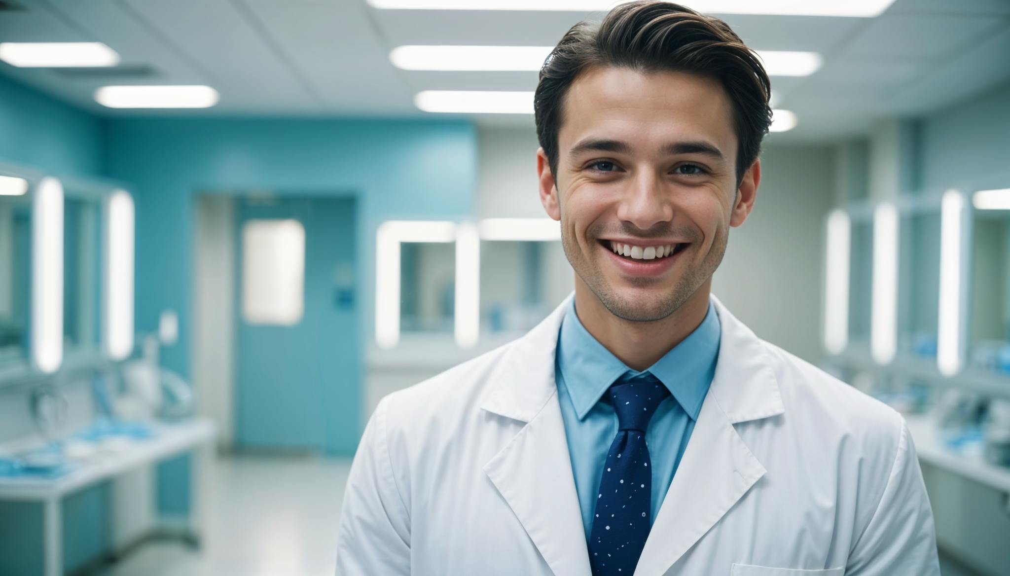 Ein Arzt in einem Krankenhaus