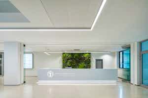 Der neue Campus in Pilsen, Eingang