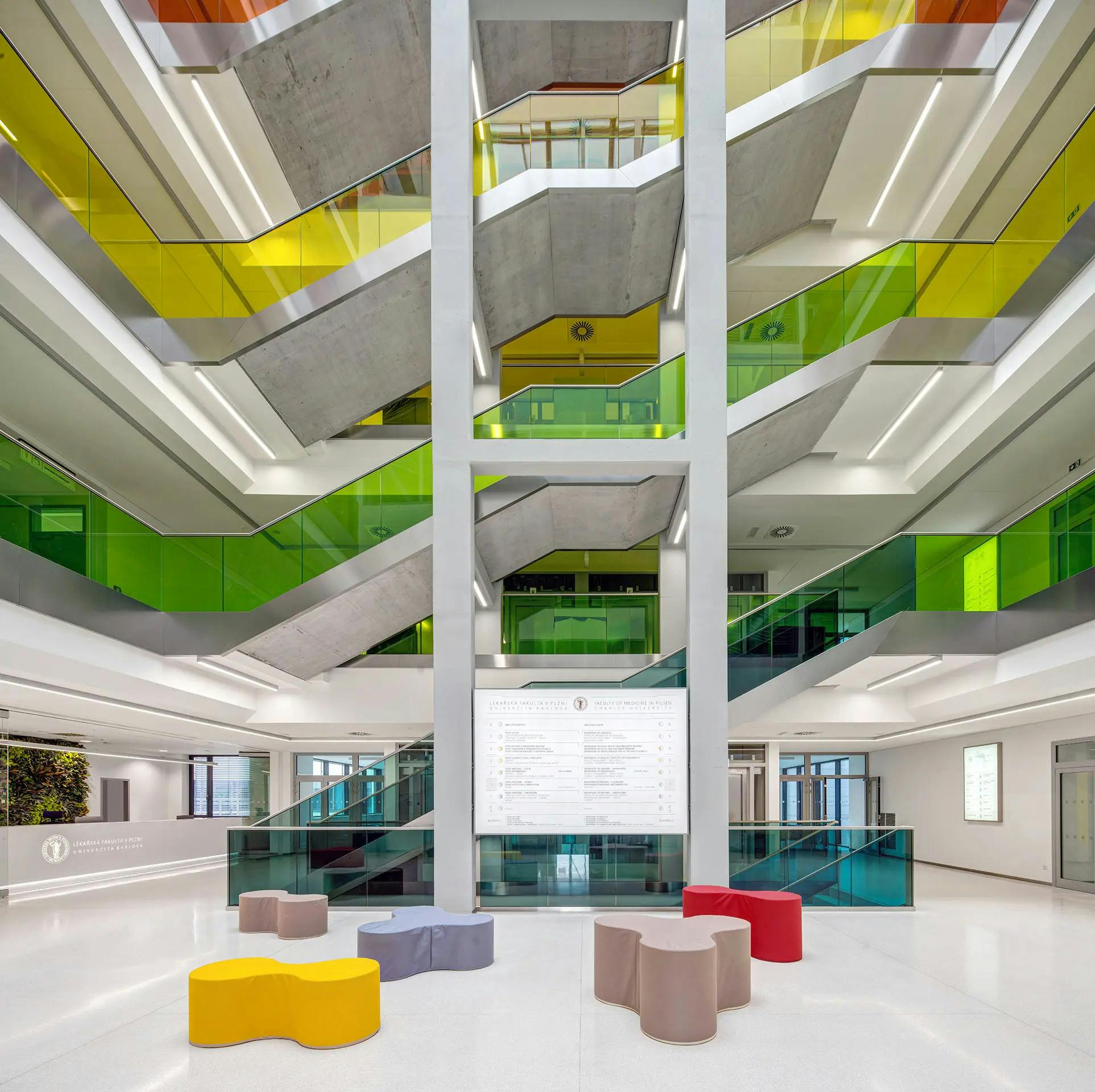 Der neue Campus in Pilsen, das Foyer